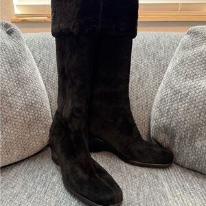 Anne Klein Black Heeled Boots